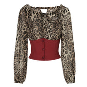 Leopard Print Jacket and Skirt - Dekayed