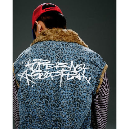 Leopard Print Plush Cotton Vest - Dekayed