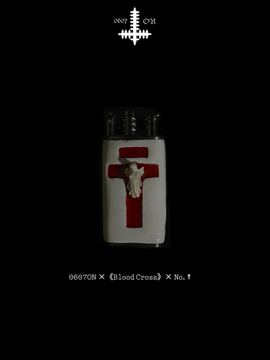 Limited Edition Red Crossed Angel Lighters - Dekayed