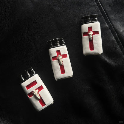 Limited Edition Red Crossed Angel Lighters - Dekayed