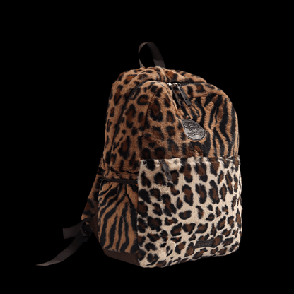 Limited Multi Leopard Print Plush Bag - Dekayed