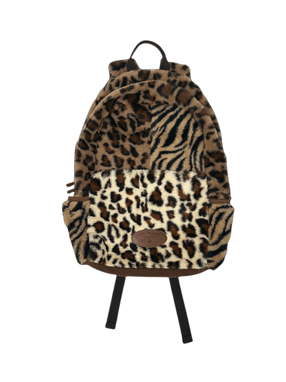 Limited Multi Leopard Print Plush Bag - Dekayed