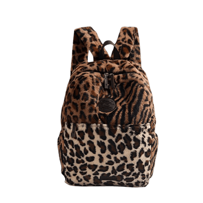 Limited Multi Leopard Print Plush Bag - Dekayed