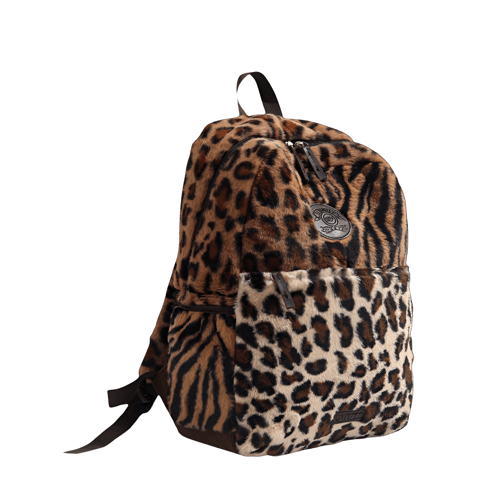 Limited Multi Leopard Print Plush Bag - Dekayed