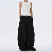 Loose Deconstructed Design Work Baggy Pants - Dekayed