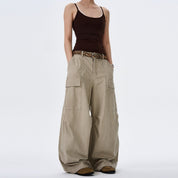 Loose Deconstructed Design Work Baggy Pants - Dekayed