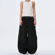 Loose Deconstructed Design Work Baggy Pants - Dekayed