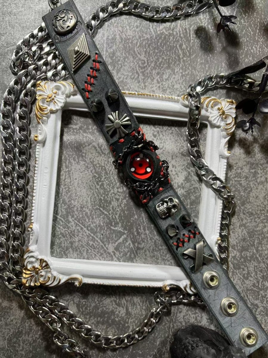 Madara Skull Chrome Eye Bracelet - Dekayed
