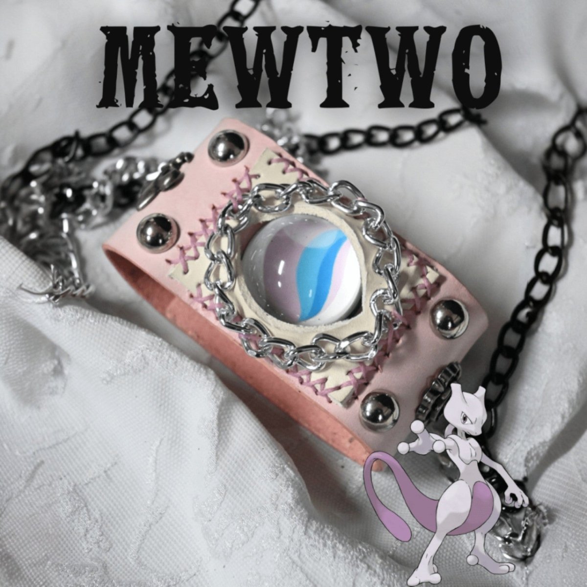 Mewtwo Mega stone Bracelet - Dekayed