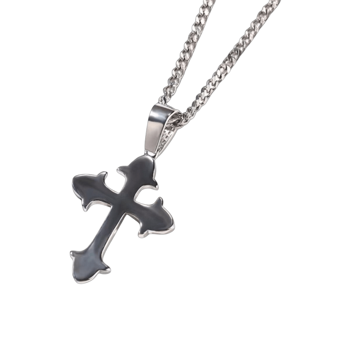 MICRO DIAMOND CROSS NECKLACE - Dekayed
