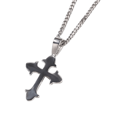 MICRO DIAMOND CROSS NECKLACE - Dekayed