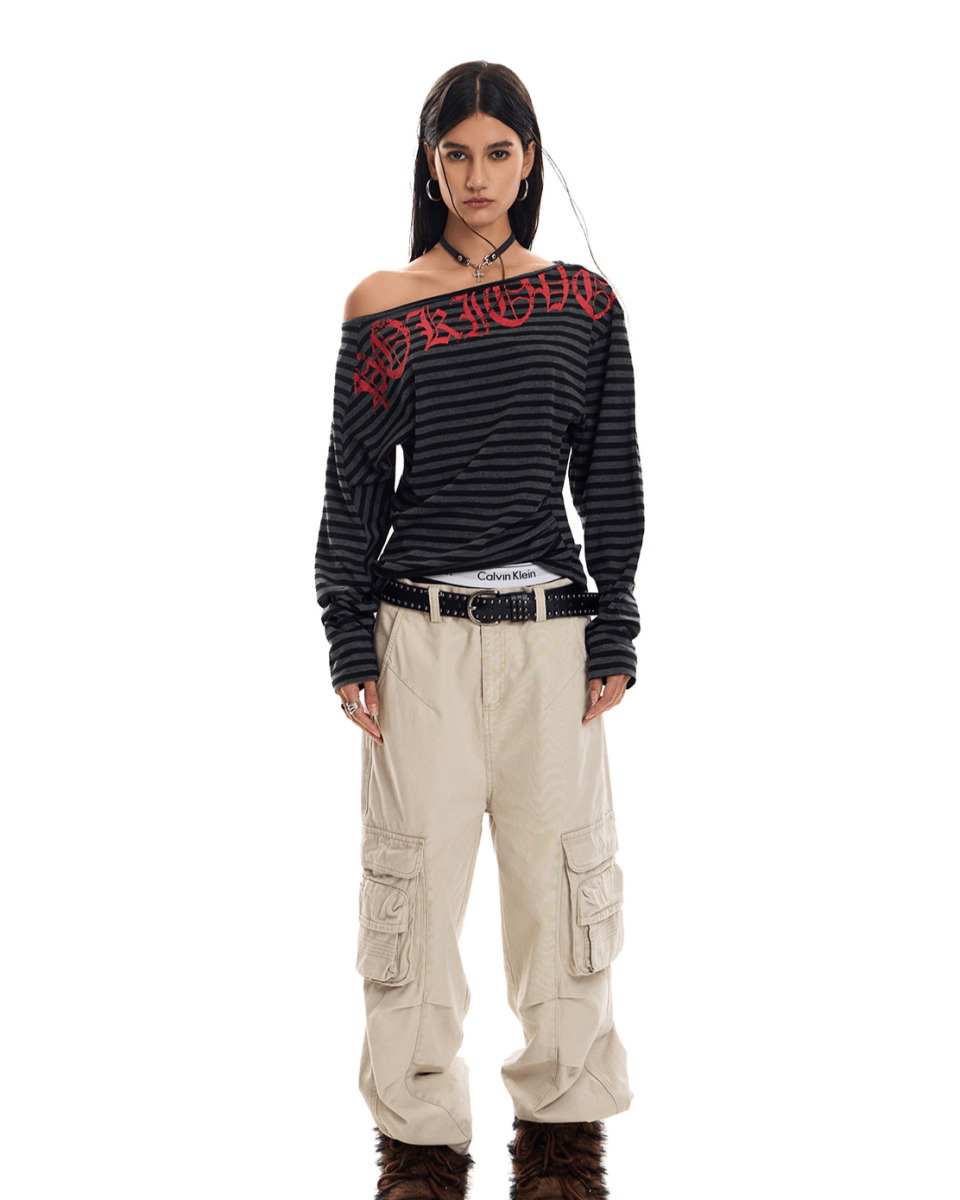 Midnight Stripes Graphic Tee - Dekayed