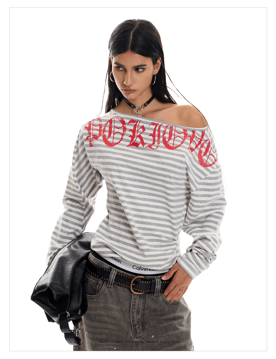 Midnight Stripes Graphic Tee - Dekayed