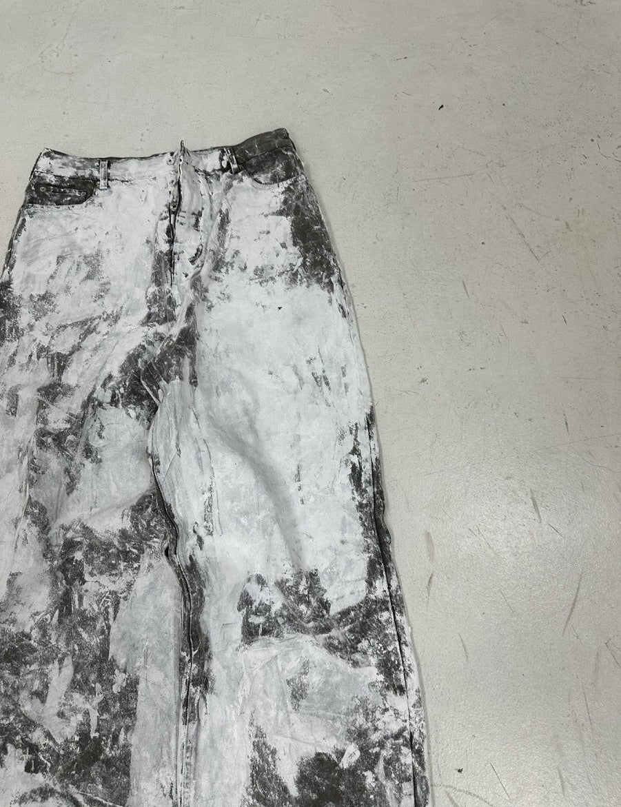 Monochrome Chaos Denim - Dekayed