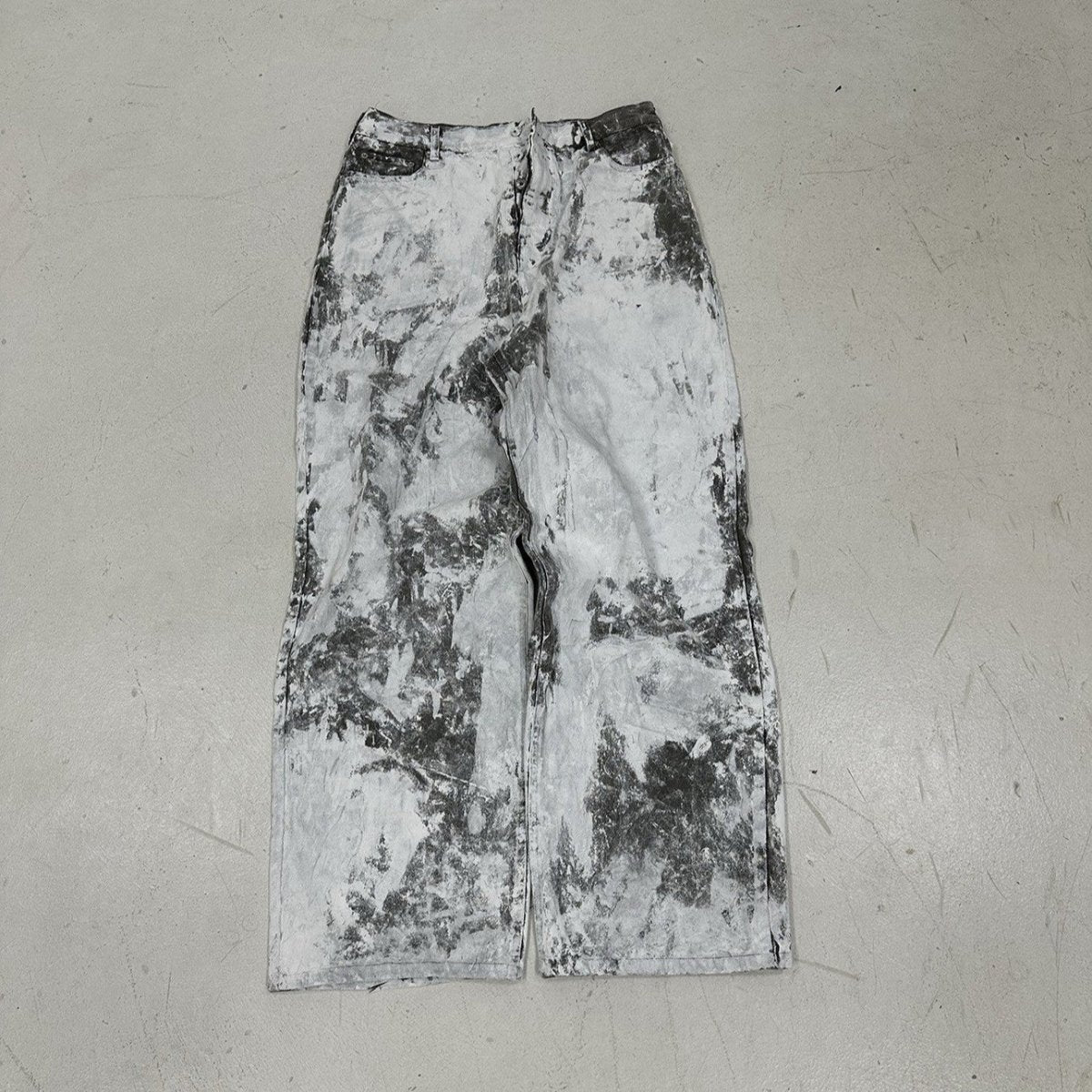 Monochrome Chaos Denim - Dekayed