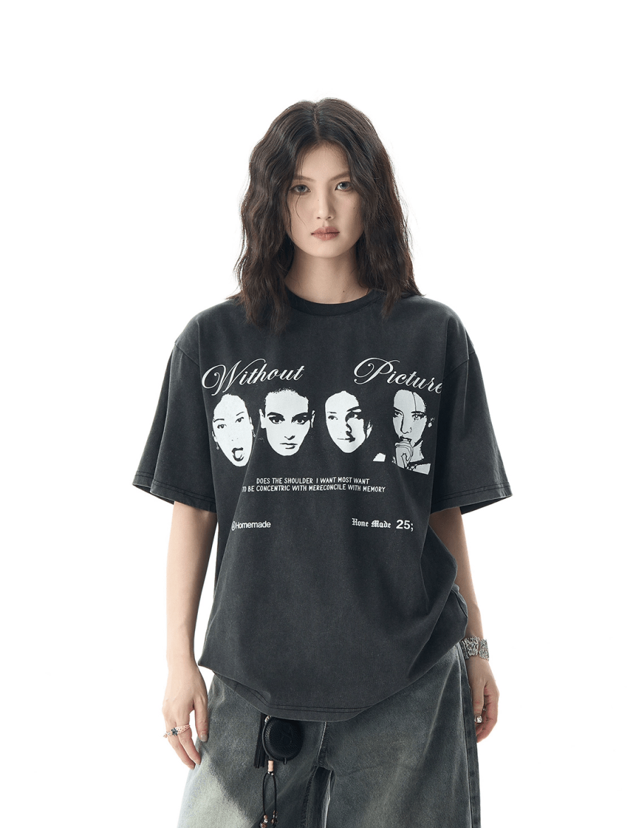 Monochrome Muse Tee - Dekayed