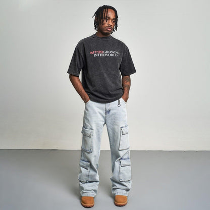 MT99 Glacier Workwear Cargo Jeans - Dekayed