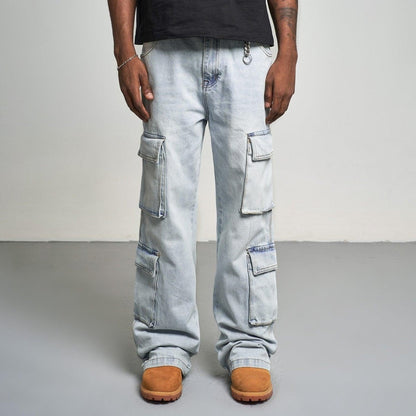 MT99 Glacier Workwear Cargo Jeans - Dekayed