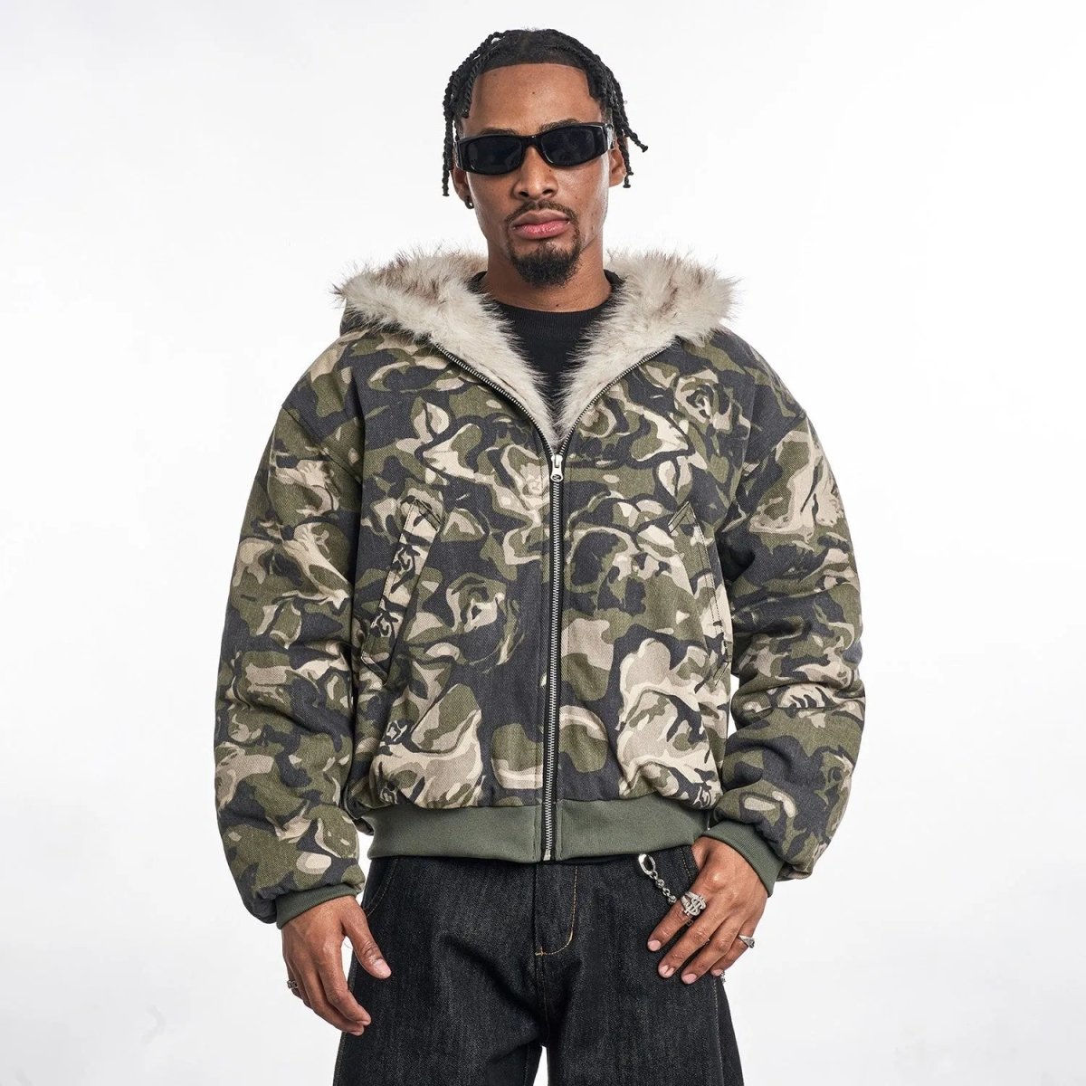 MT99 Retro Cotton Camo Bear Jacket - Dekayed