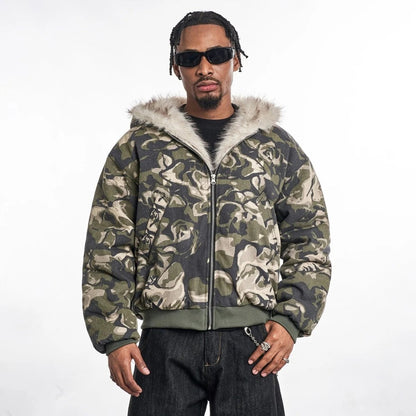 MT99 Retro Cotton Camo Bear Jacket - Dekayed