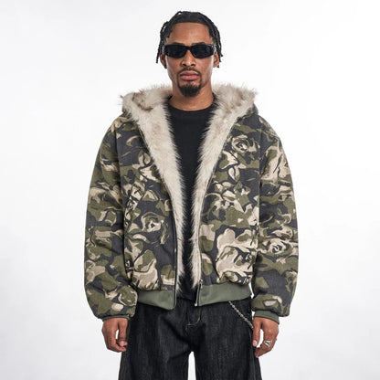 MT99 Retro Cotton Camo Bear Jacket - Dekayed