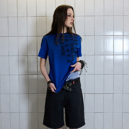 Mud Dye Slogan Shirt - Dekayed