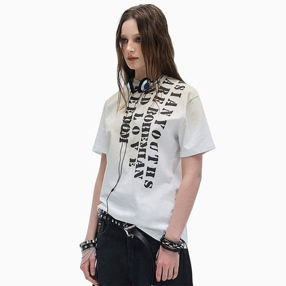 Mud Dye Slogan Shirt - Dekayed