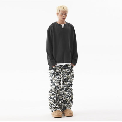 Multi Pocket Camouflage Pants - Dekayed