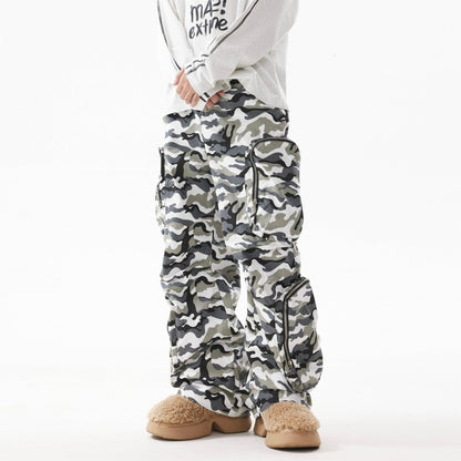 Multi Pocket Camouflage Pants - Dekayed