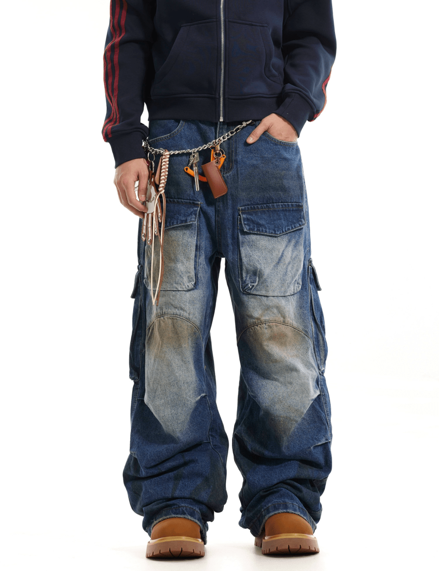 Multi - Pocket Rustic Work Denim - Dekayed
