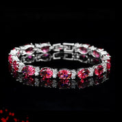 MULTICOLOR GEMSTONE TENNIS BRACELETS - Dekayed