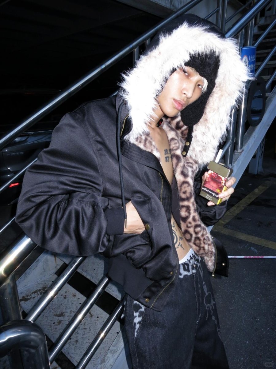 Neo Star Leopard Fur Jacket - Dekayed