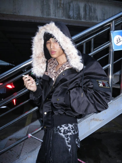 Neo Star Leopard Fur Jacket - Dekayed