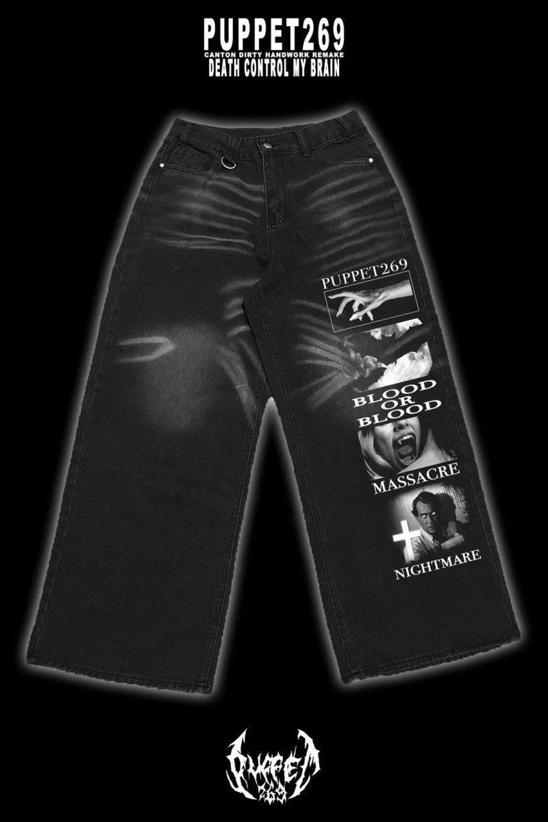Nightmare Vision Wide - Leg Jeans - Dekayed