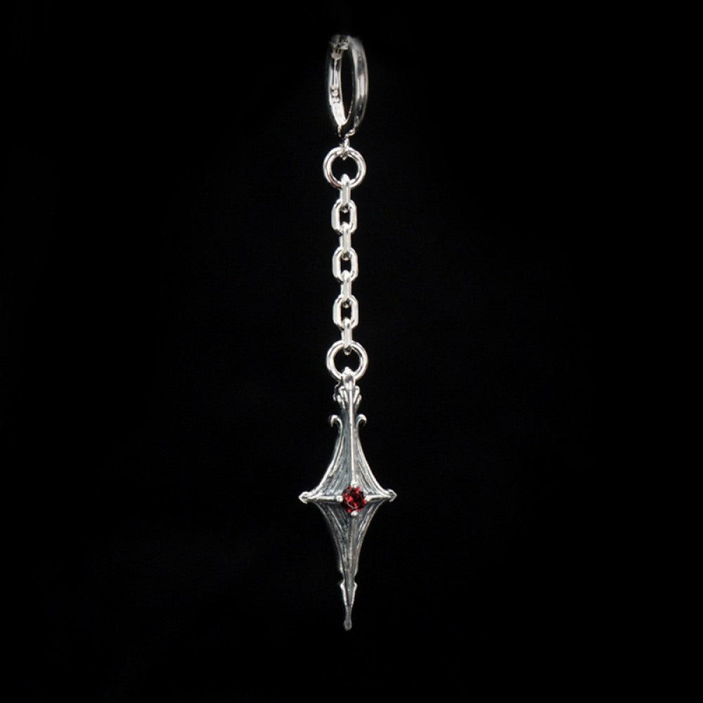 NightMelody Crimson Dagger Earrings - Dekayed