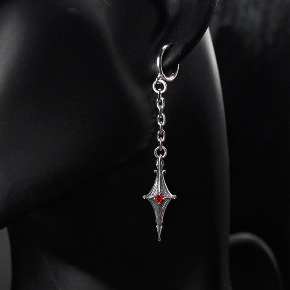 NightMelody Crimson Dagger Earrings - Dekayed