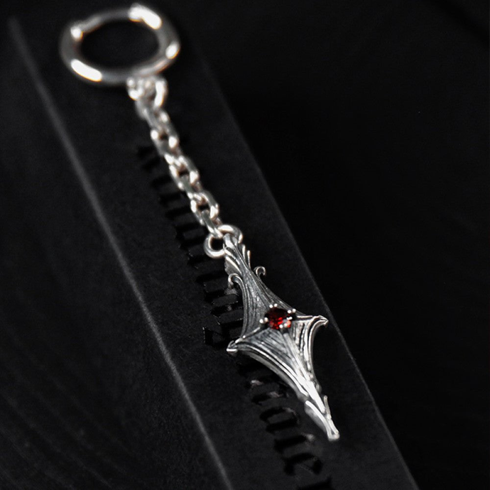 NightMelody Crimson Dagger Earrings - Dekayed