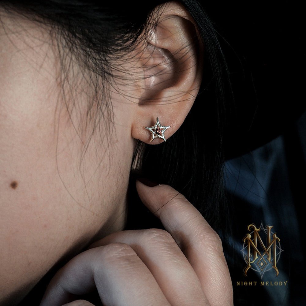 NightMelody Crimson Nova Studs - Dekayed