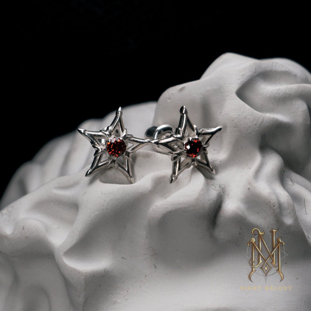 NightMelody Crimson Nova Studs - Dekayed