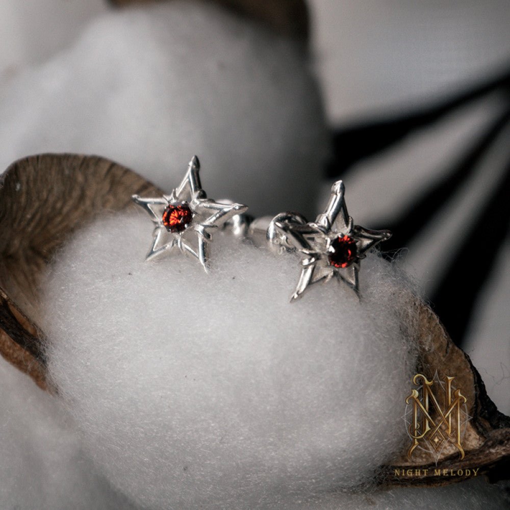 NightMelody Crimson Nova Studs - Dekayed