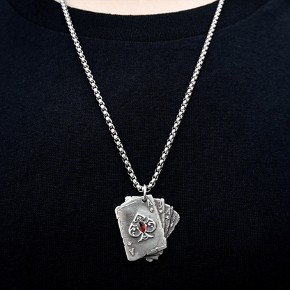 NightMelody SpadeFlame Necklace - Dekayed