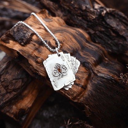 NightMelody SpadeFlame Necklace - Dekayed