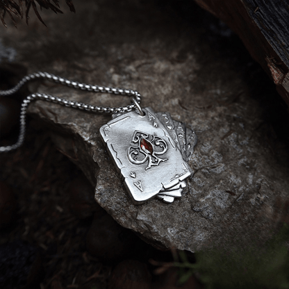 NightMelody SpadeFlame Necklace - Dekayed