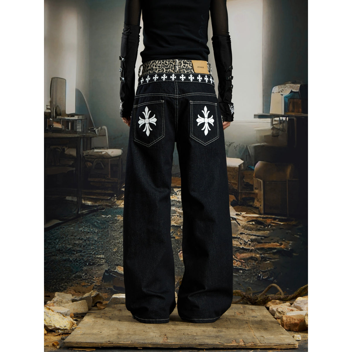 No man's island Double Waisted Denim - Dekayed