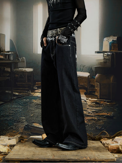 No man's island Double Waisted Denim - Dekayed