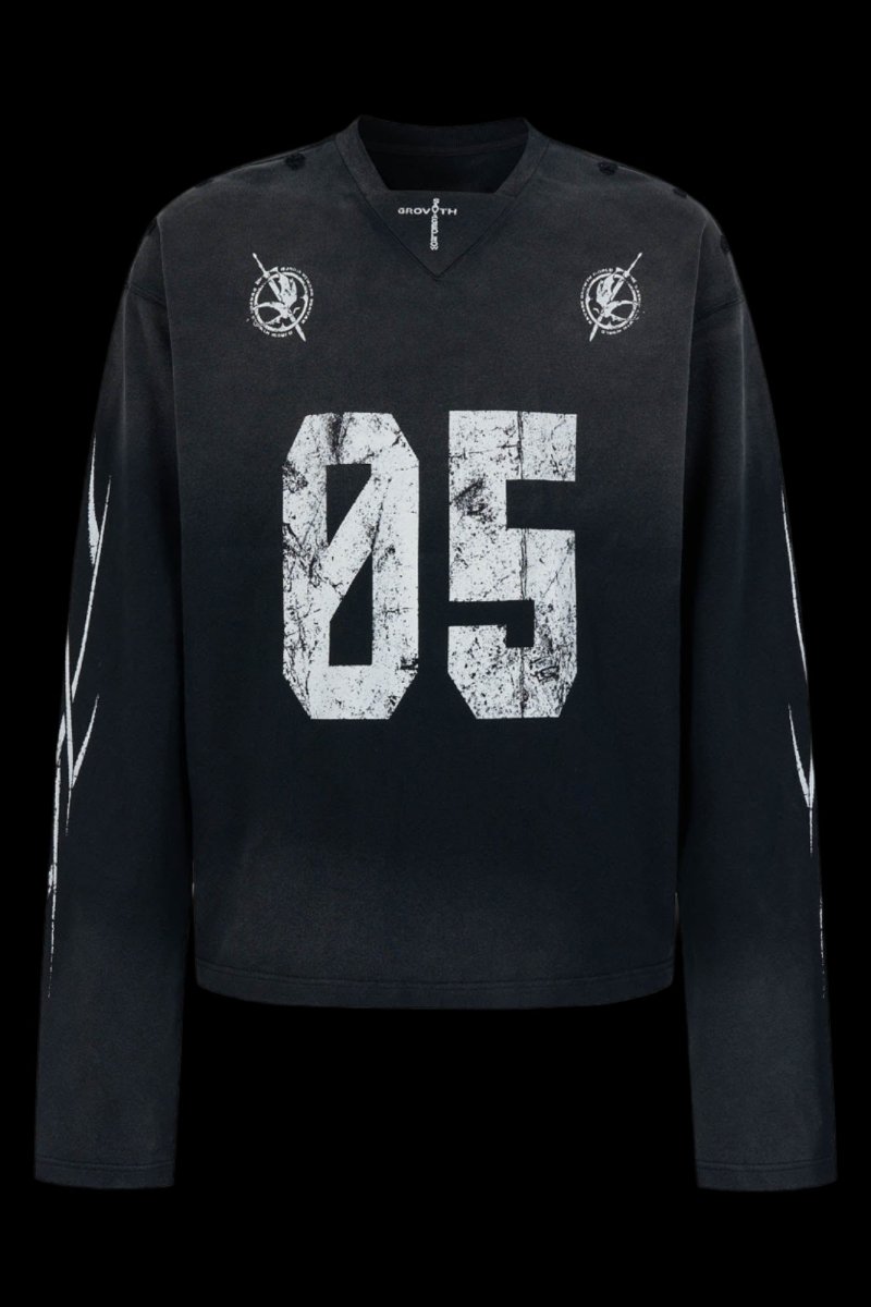 No.5 Distressed Long - Sleeve Shirt - Dekayed