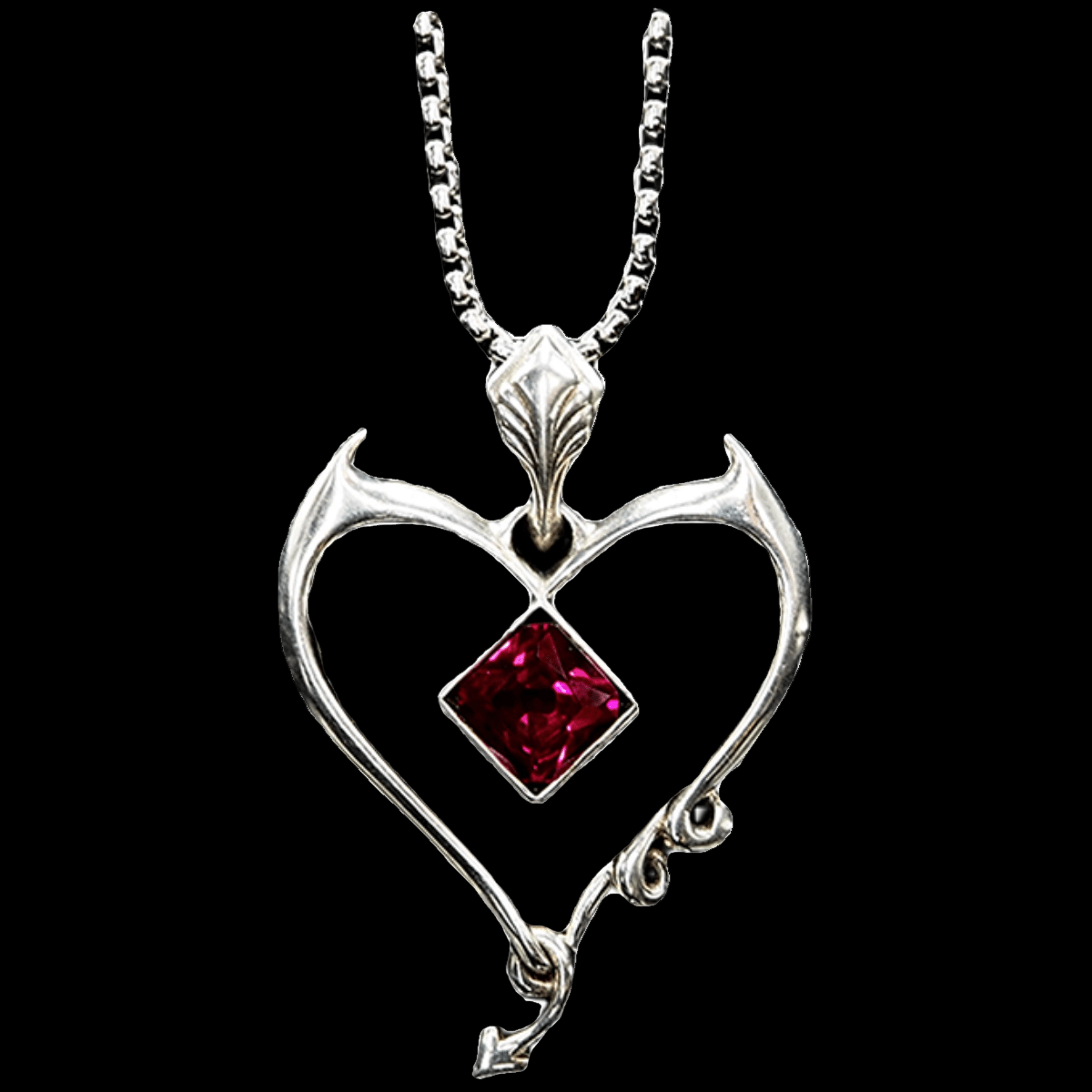 Nocturne Studio VenomHeart Necklace - Dekayed