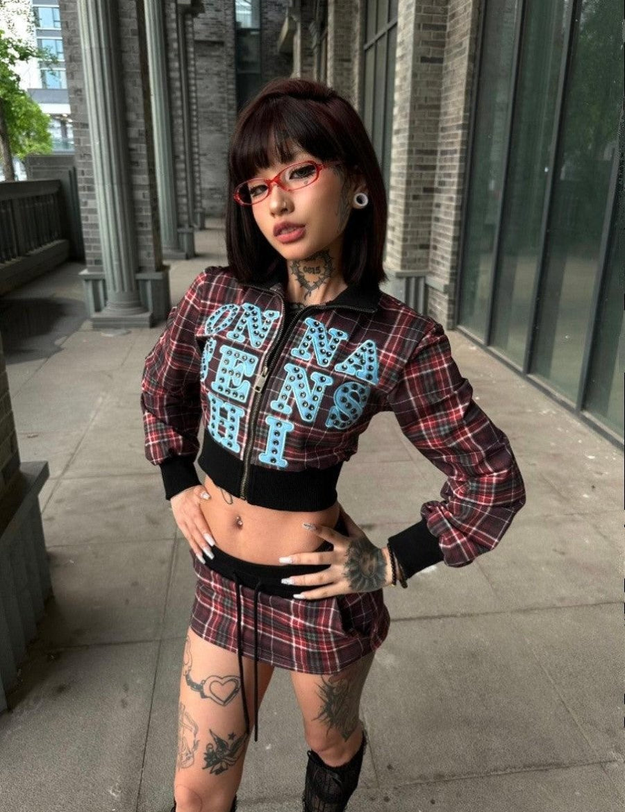ONNASENSHI Plaid Suit - Dekayed