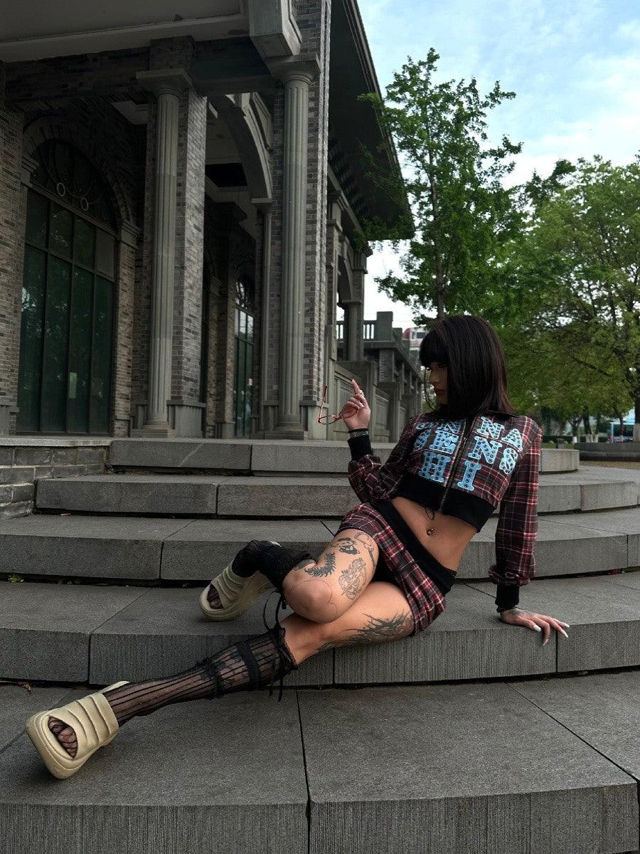ONNASENSHI Plaid Suit - Dekayed