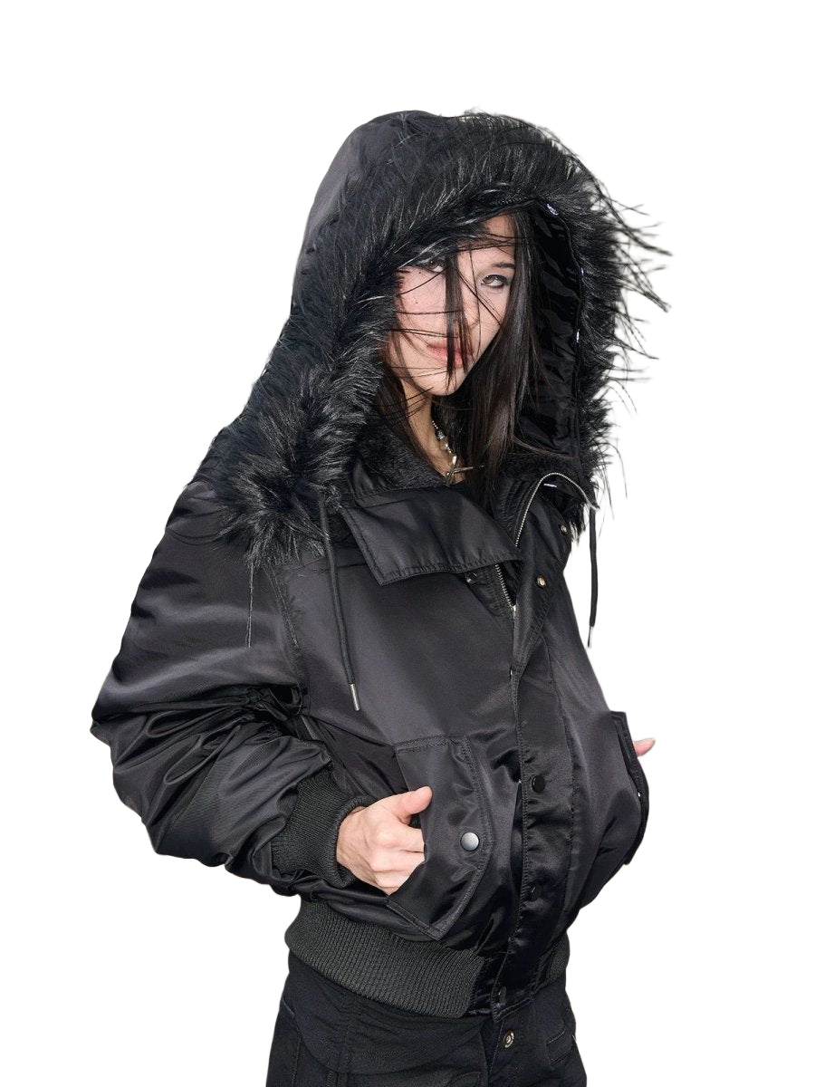 Toxic MA1 Fur Jacket - Dekayed